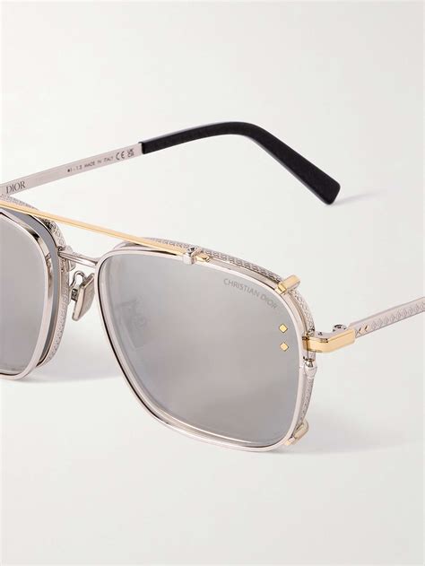 dior silver pilot sunglasses|christian dior aviator sunglasses.